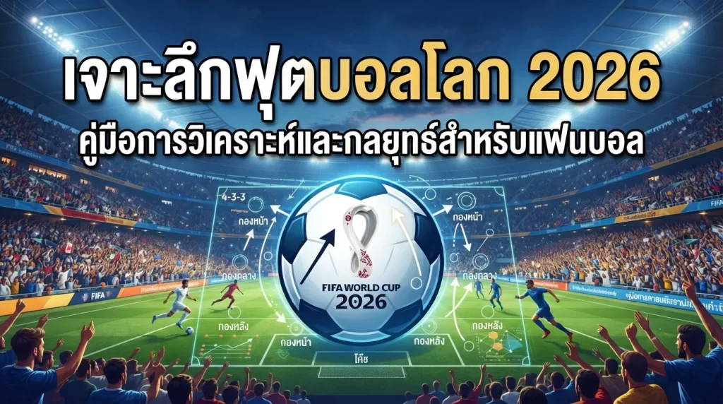 เจาะลึกฟุตบอลโลก 2026: คู่มือการวิเคราะห์และกลยุทธ์สำหรับแฟนบอล