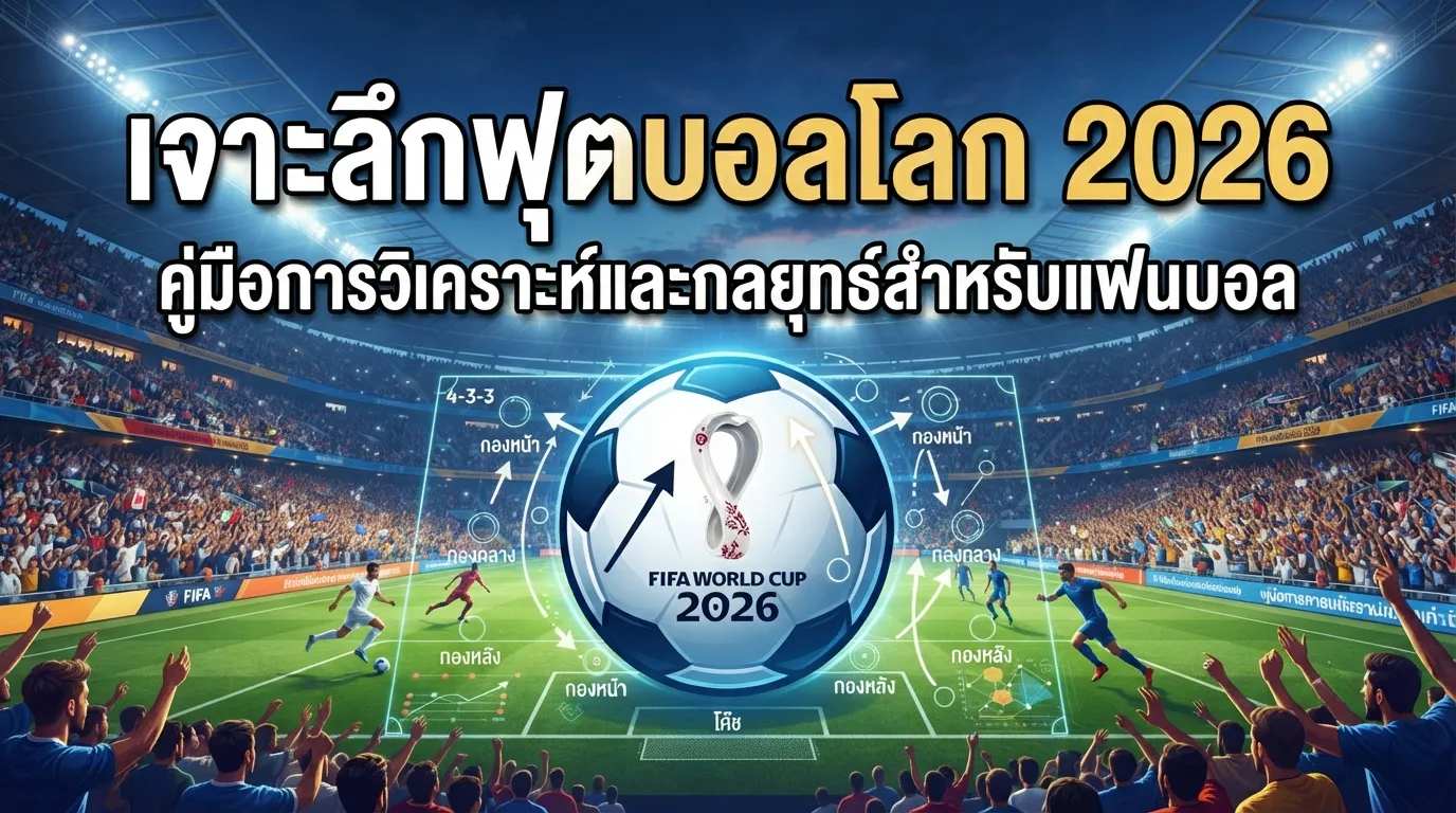 เจาะลึกฟุตบอลโลก 2026: คู่มือการวิเคราะห์และกลยุทธ์สำหรับแฟนบอล